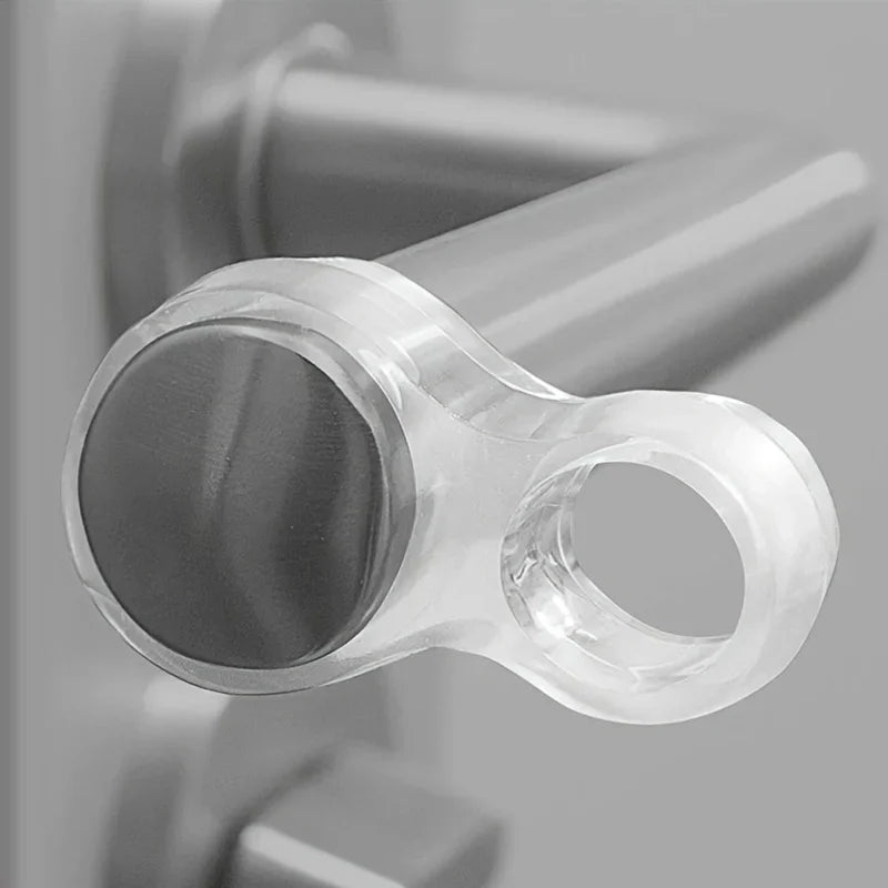 Door Stoppper Pad Floor Door Stop Impact Baby Handle Transparent Home Safety Buffer Silicone Protections Supplies Wall Doorstop