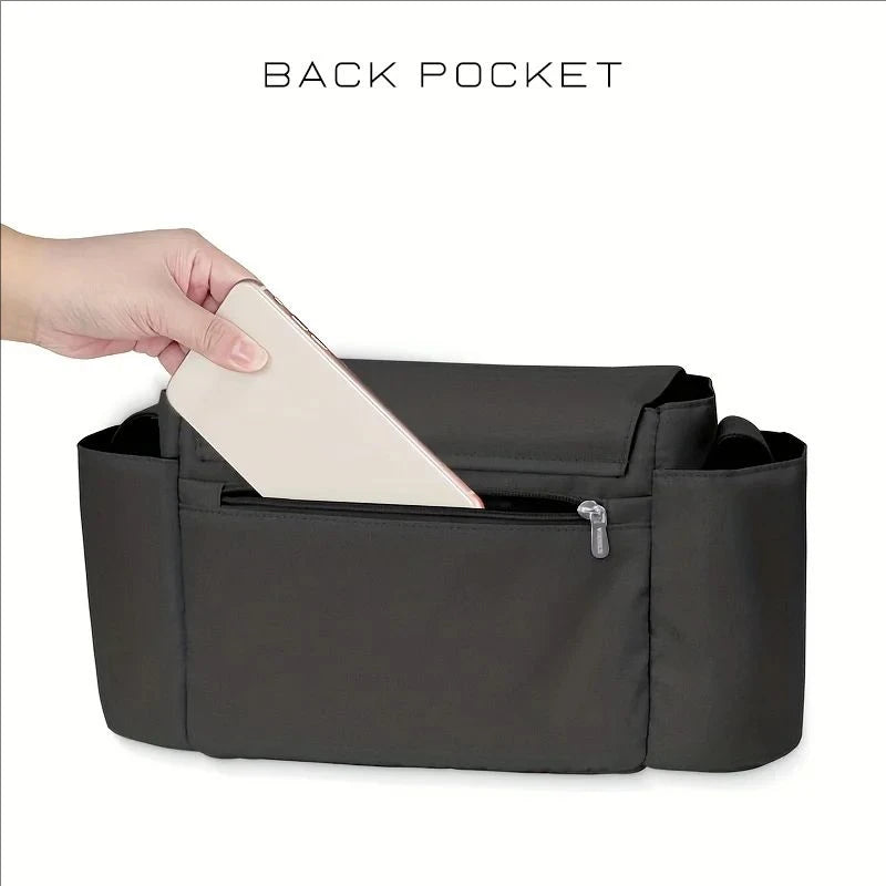 Baby stroller large capacity travel bag, bottle rack, baby stroller urine bag, baby stroller accessories